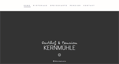 Desktop Screenshot of gasthof-kernmuehle.de